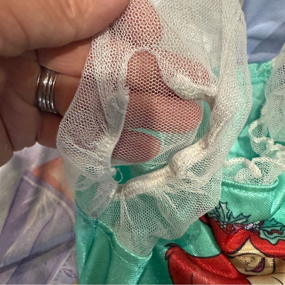 3 Disney 3T Girl Nightgown Dresses - The Little Mermaid Ariel & Frozen Elsa - Picture 4 of 5